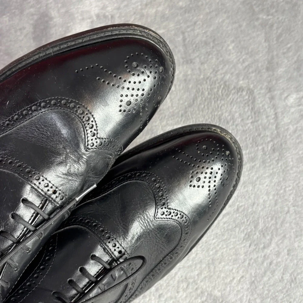 Proxon Wingtip Oxford Men 11 Black Steel Toe Leather Brogue Workwear ASTM 241311